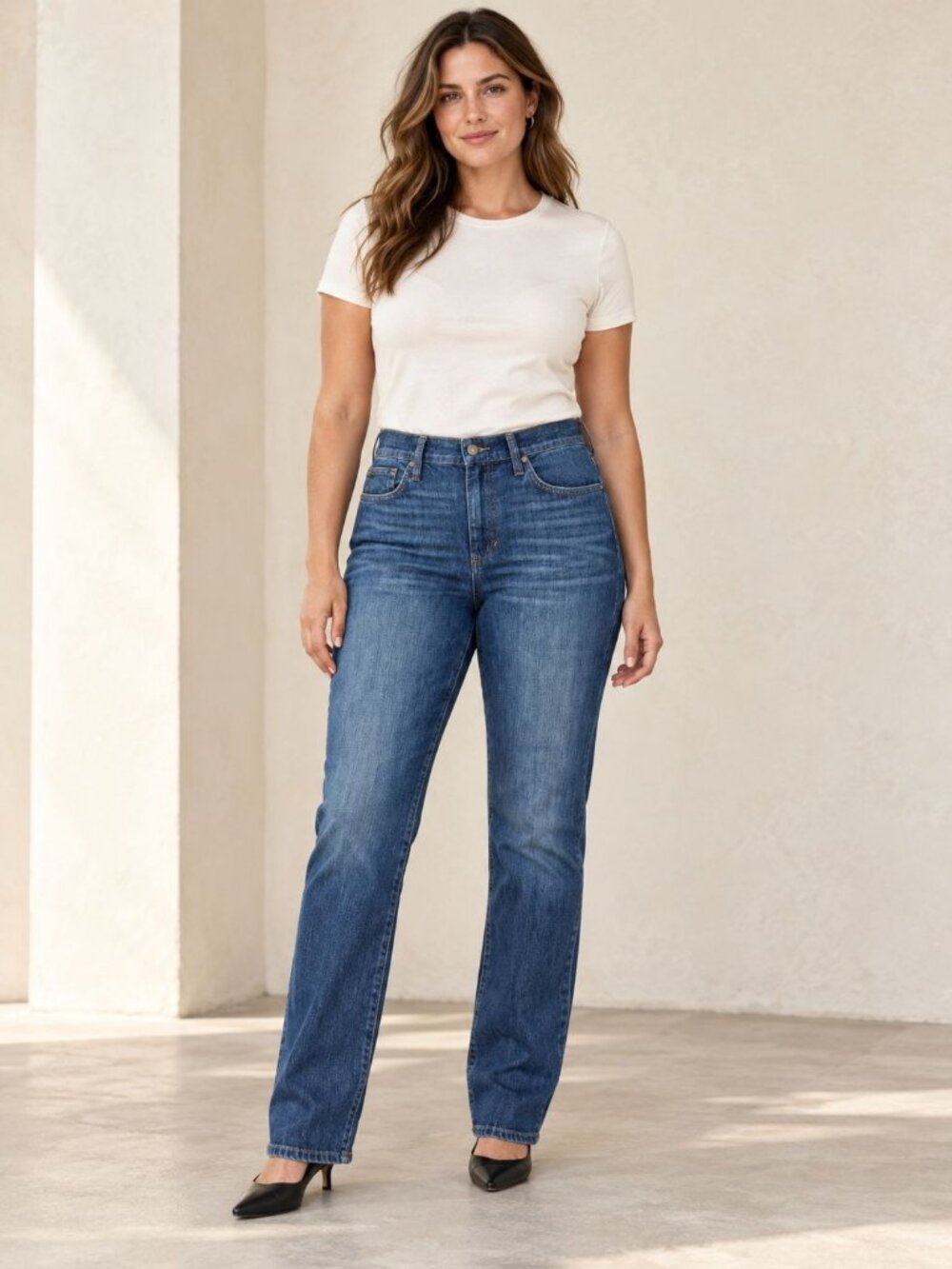 Timeless Joe’s Jeans The Classic Straight Leg Blue | Capsule wardrobe | Size 31